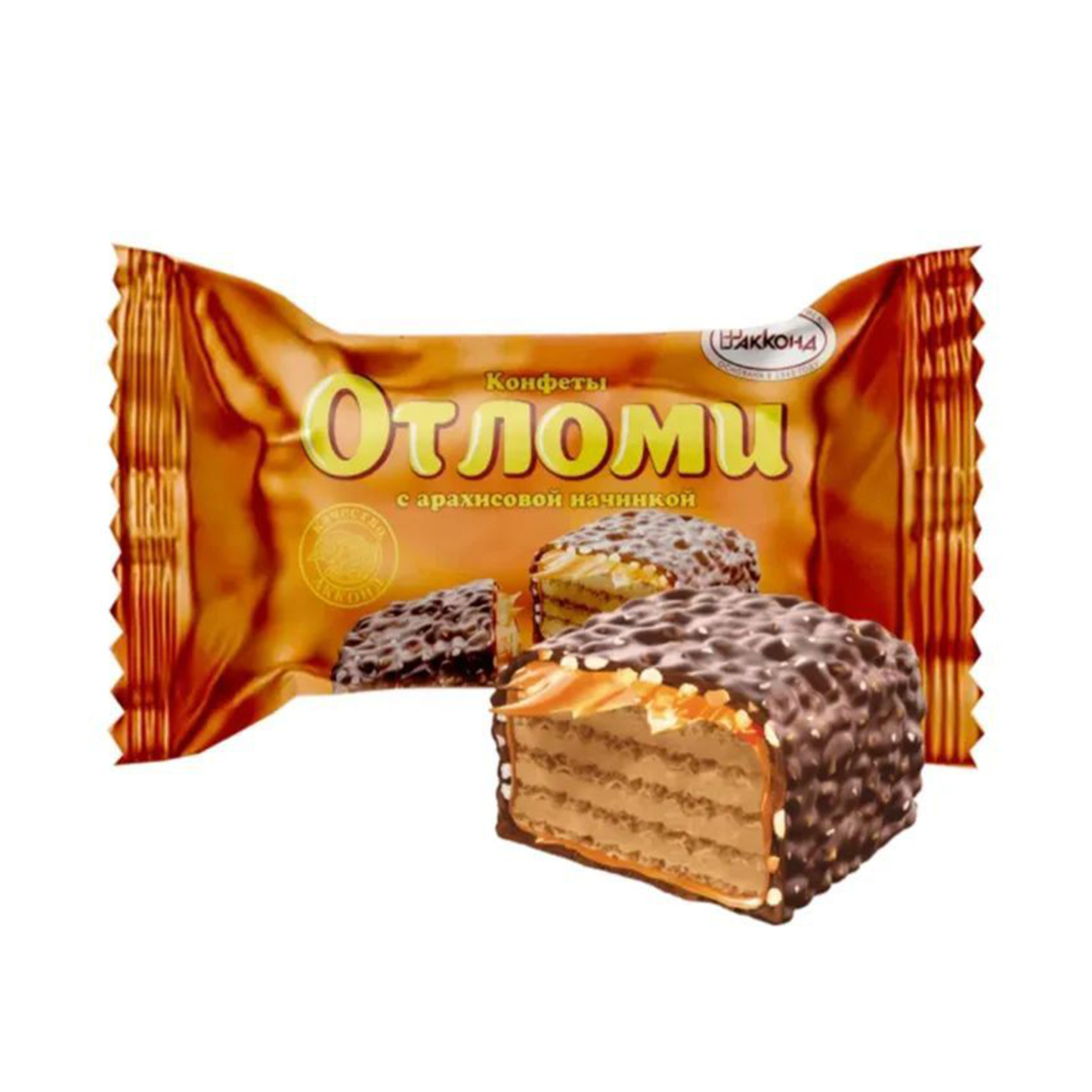 AKKOND Otlomi Wafer Candy with Peanuts, by lb