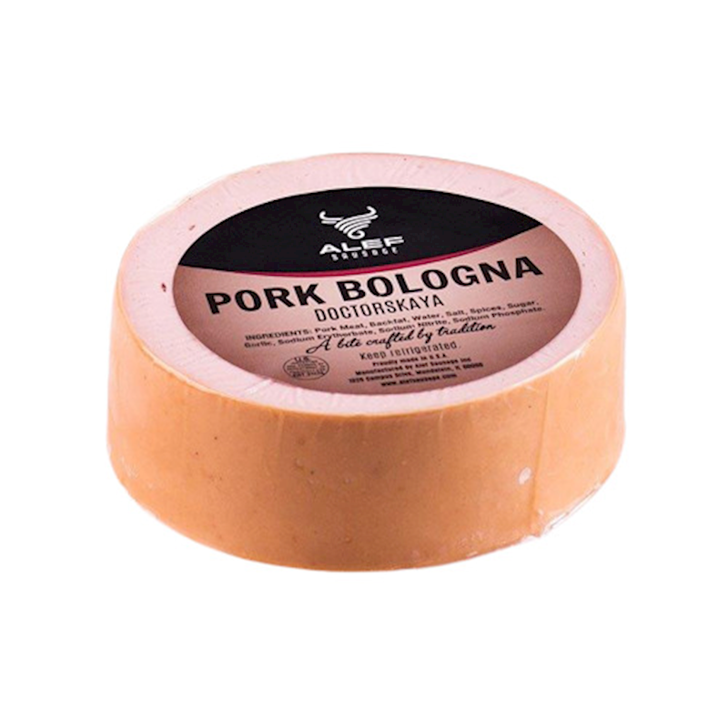 ALEF (Pre-Pk) Pork Bologna Doctorskaya, by lb