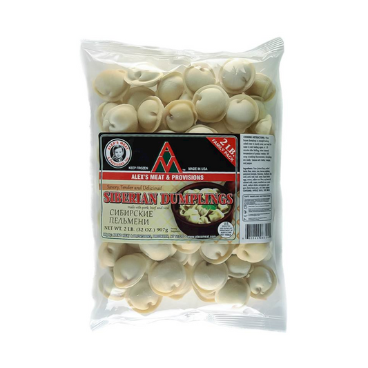 ALEX MEAT Family Siberian Pelmeni (Dumplings) Frozen, 907g