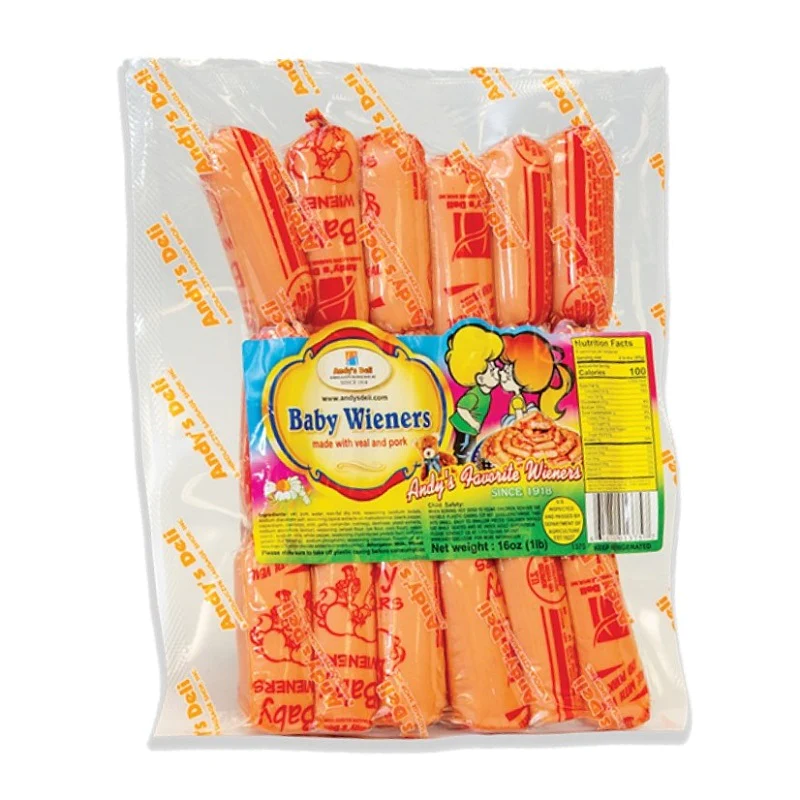 ANDY'S DELI (Pre-Pk) Baby Wieners Veal and Pork Sausages, 454g