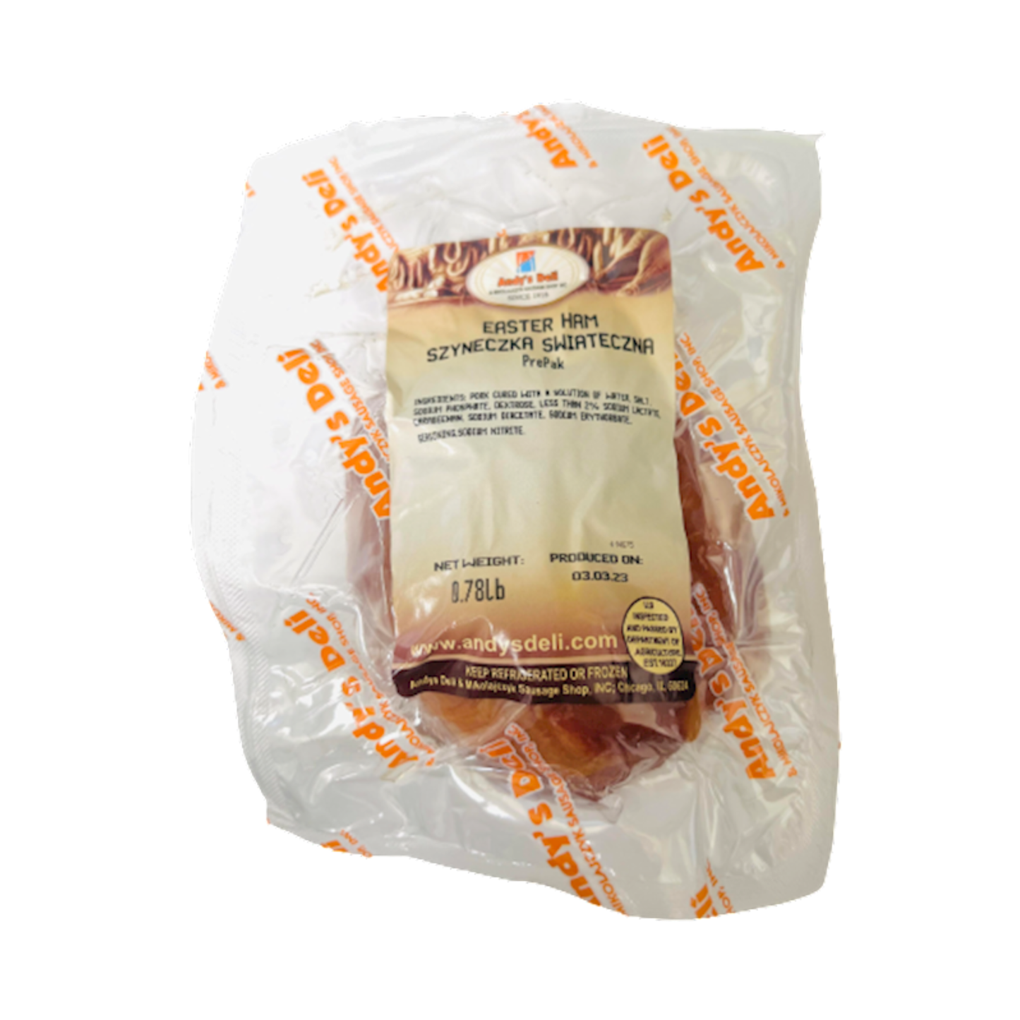 ANDY'S DELI Deli (Pre-Pk) Easter Ham Szynechka Swiateczna, by lb
