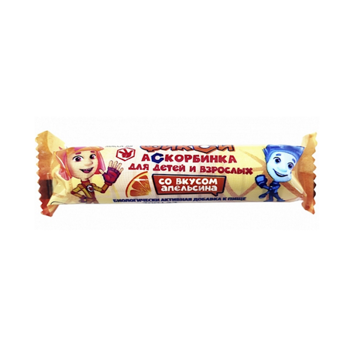 ASKORBINKA Fiksiki Vitamin C Candy with Orange Flavor, 30g
