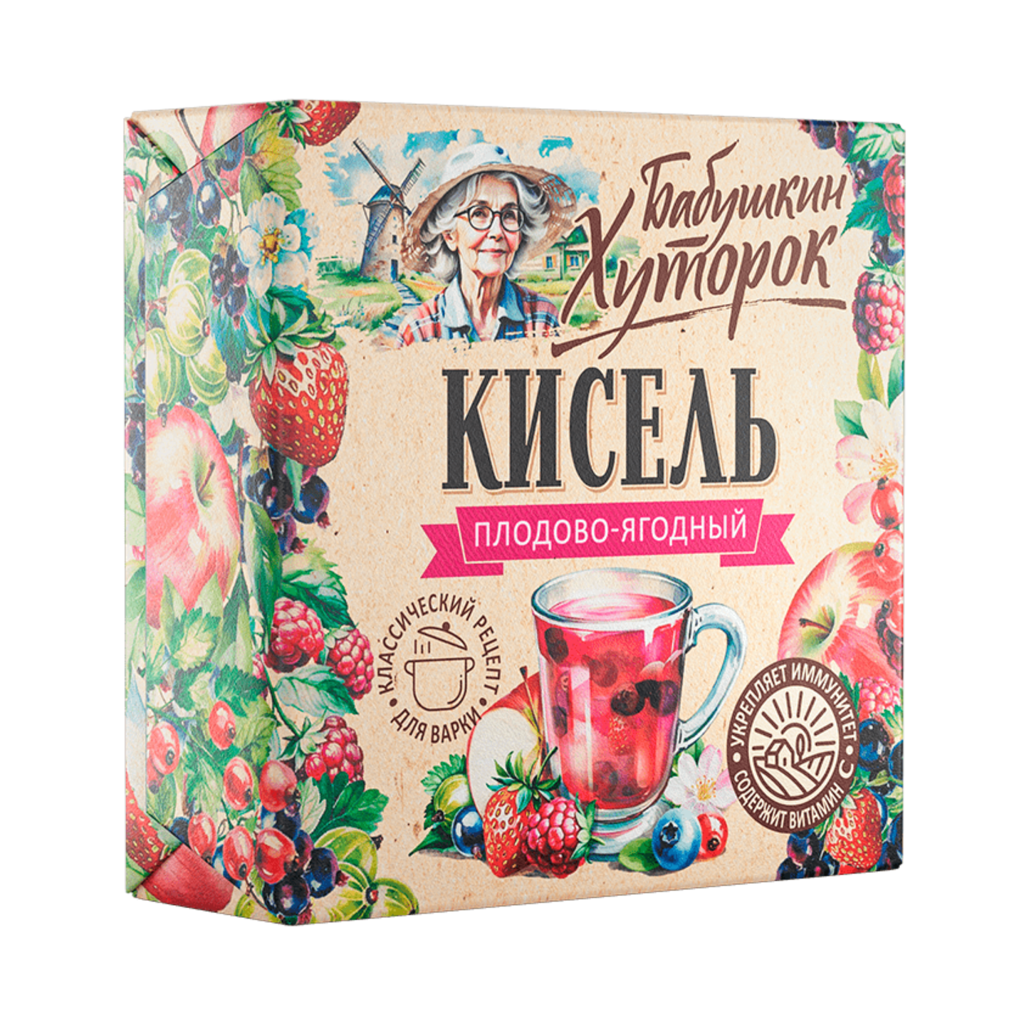 BABUSHKIN HUTOROK Fruit and Berry Kissel, 180g