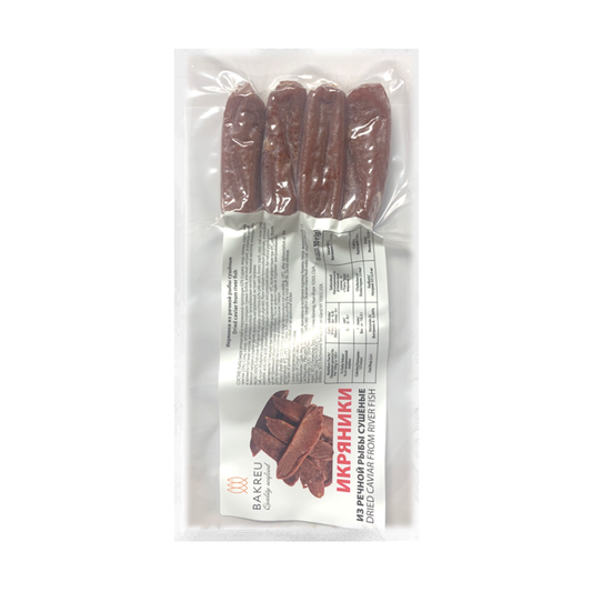 BAKREU Dried Salted Fish Caviar Jerky, 50g