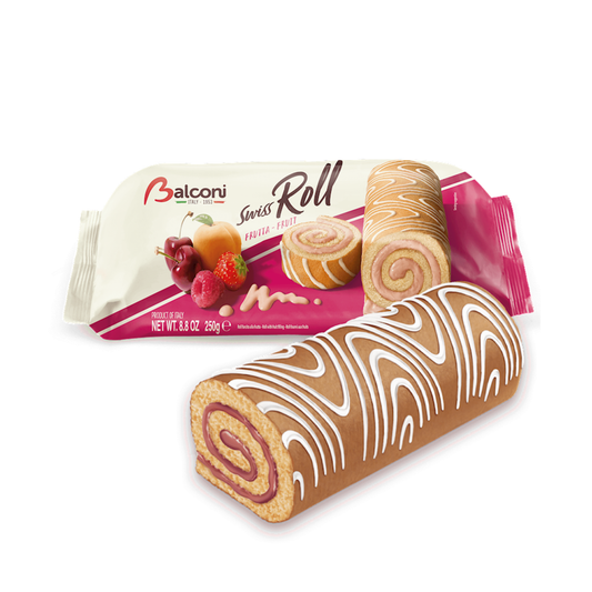 BALCONI Sponge Biscuit Roll Fruit 250g