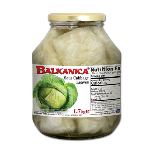 BALKANICA Листья квашеной капусты, 1700г