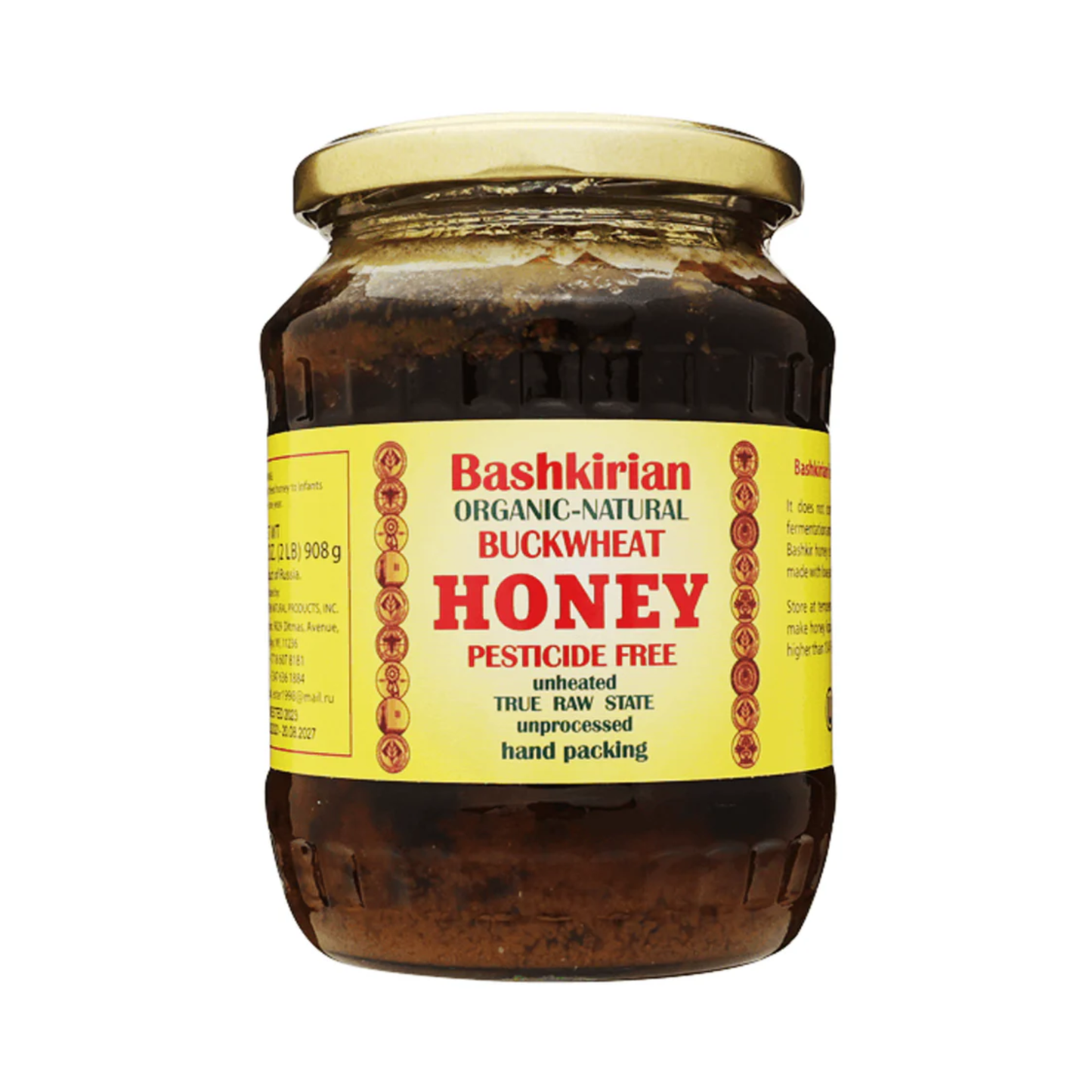 BASHKIRIAN Buckwheat Raw Honey, 908g