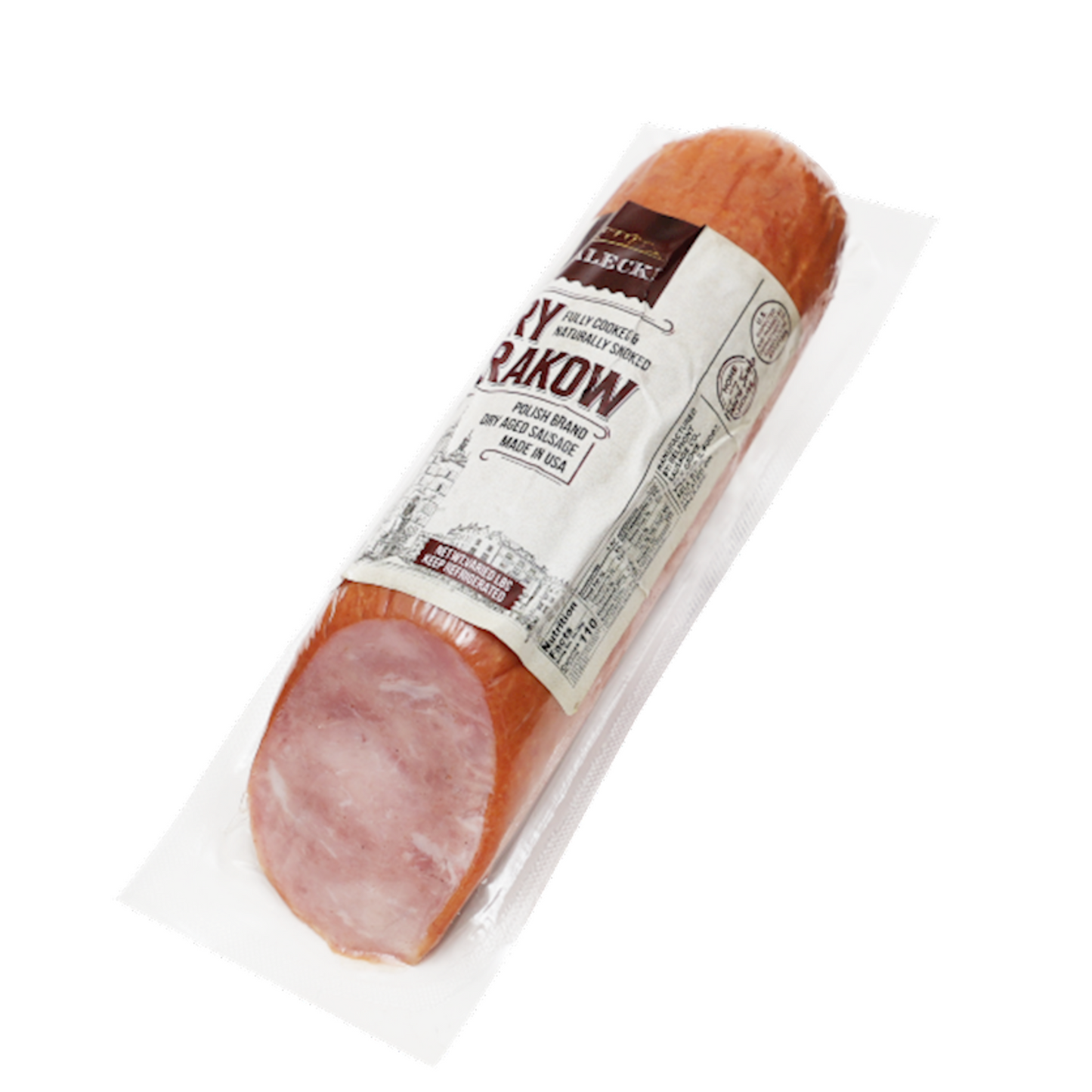 BELMONT Dry Krakow Sausage, by lb