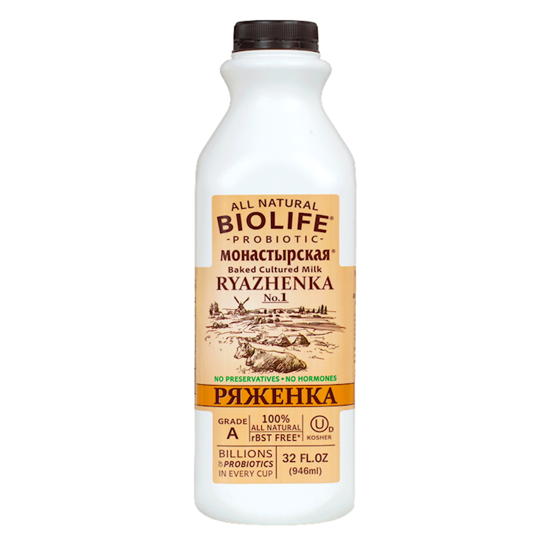 BIOLIFE Ryazhenka Probiotic, 946ml