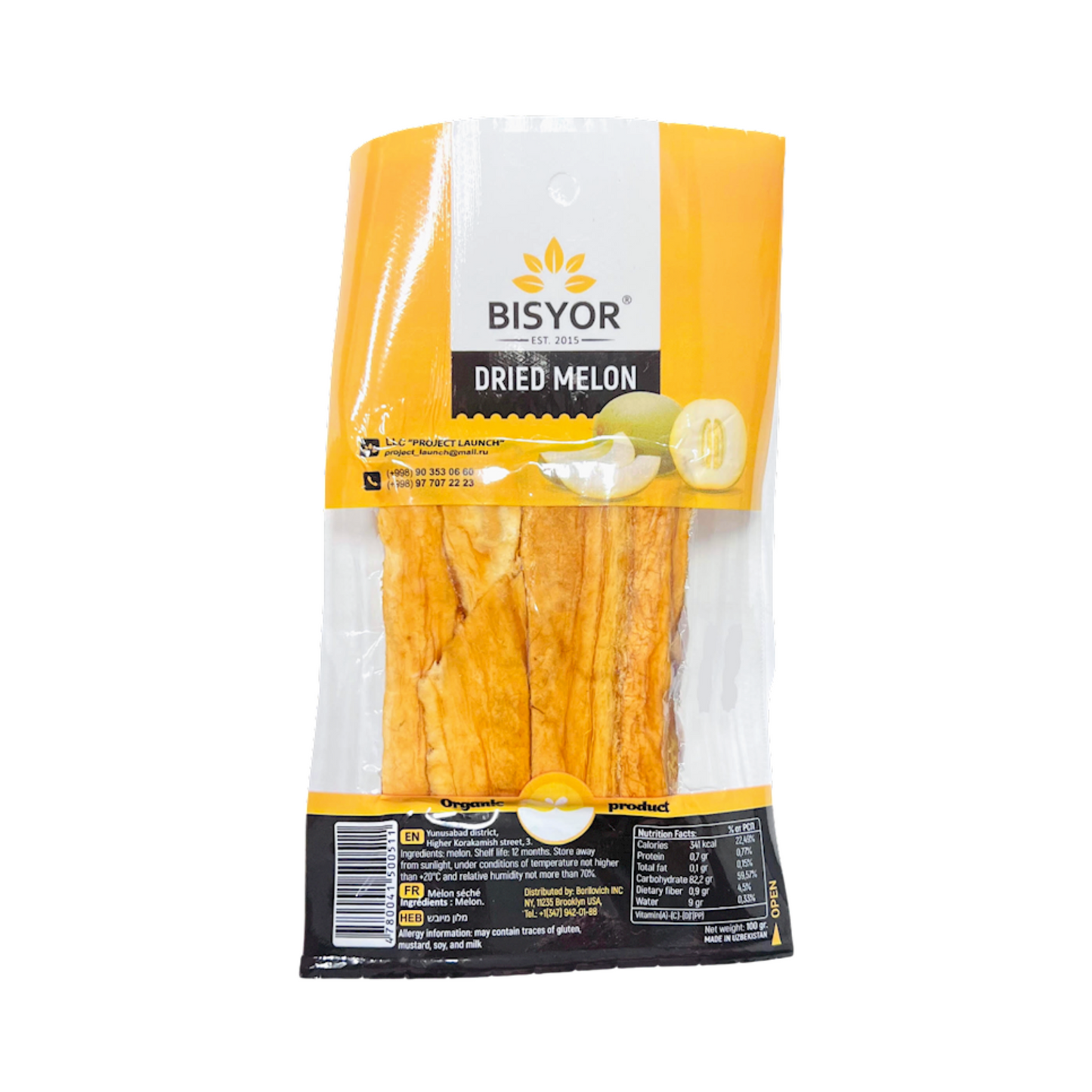 BISYOR Melon Dried, 100g