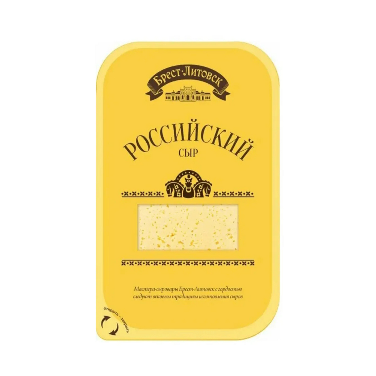 BREST LITOVSK Sliced Rossiyskiy Cheese, 150g