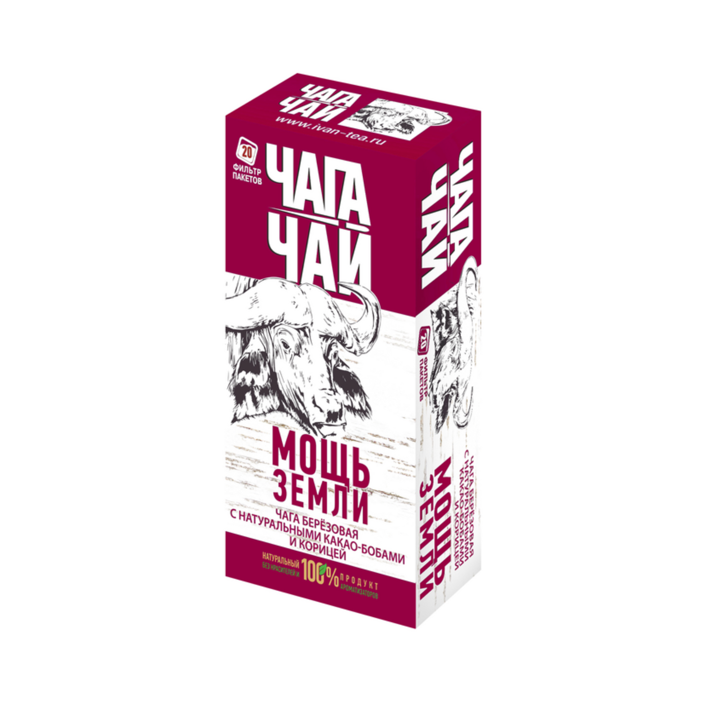 CHAGA TEA The Power of the Earth, 20bags