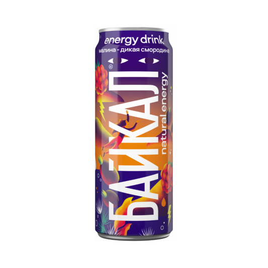 CHERNOGOLOVKA Baikal Energy Drink Raspberry & Wild Currant 450ml