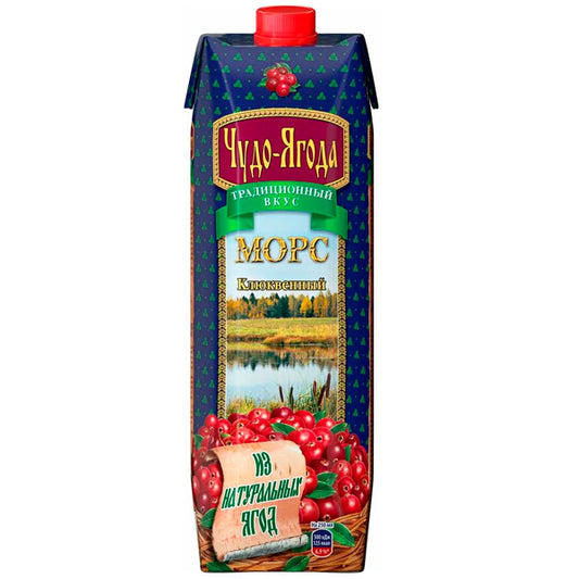 CHUDO-YAGODA Cranberry Mors, 970ml