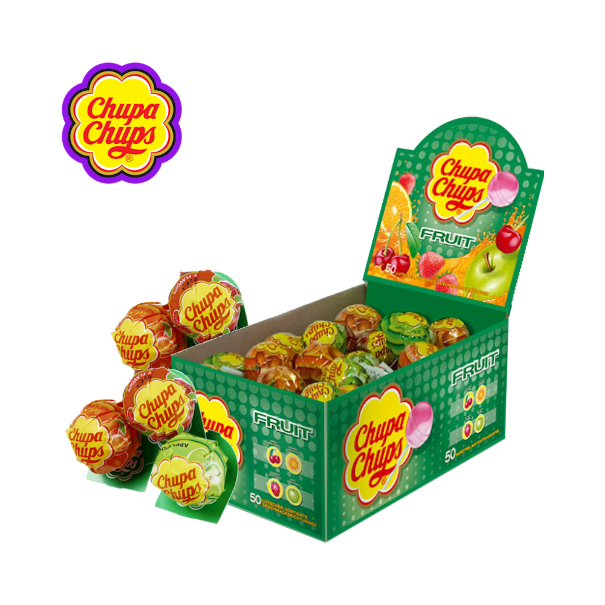 CHUPA CHUPS Lollipop Candy Fruits, 12g – Borsch and Beyond