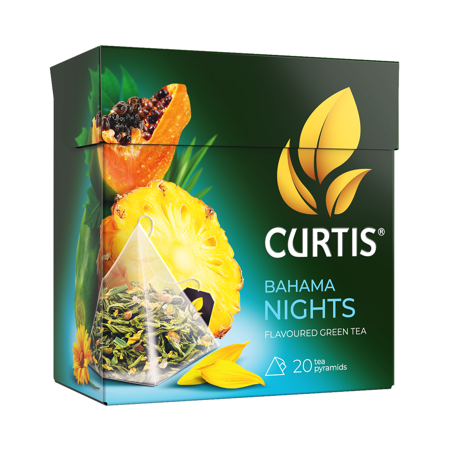 CURTIS Bahama Nights Green Tea, 20 tb