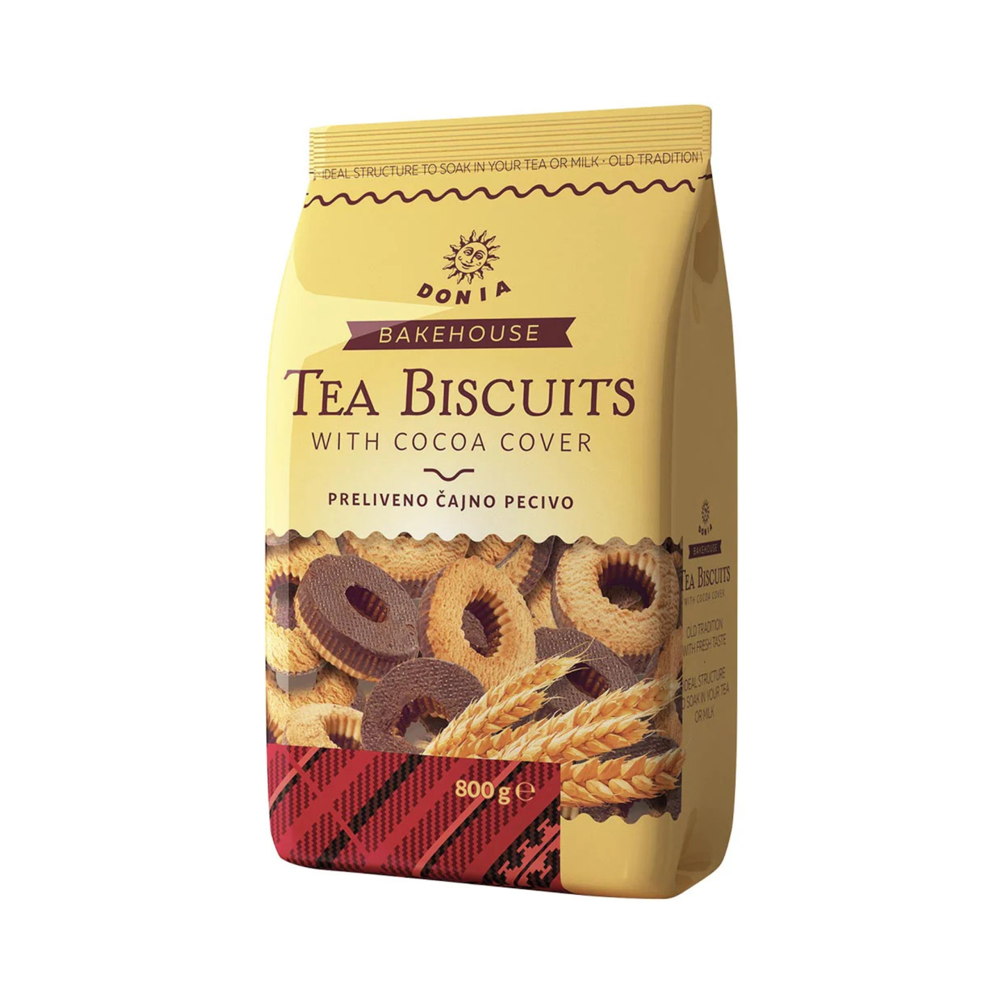 DONIA Bakehouse Cocoa-covered Tea Biscuits, 800g