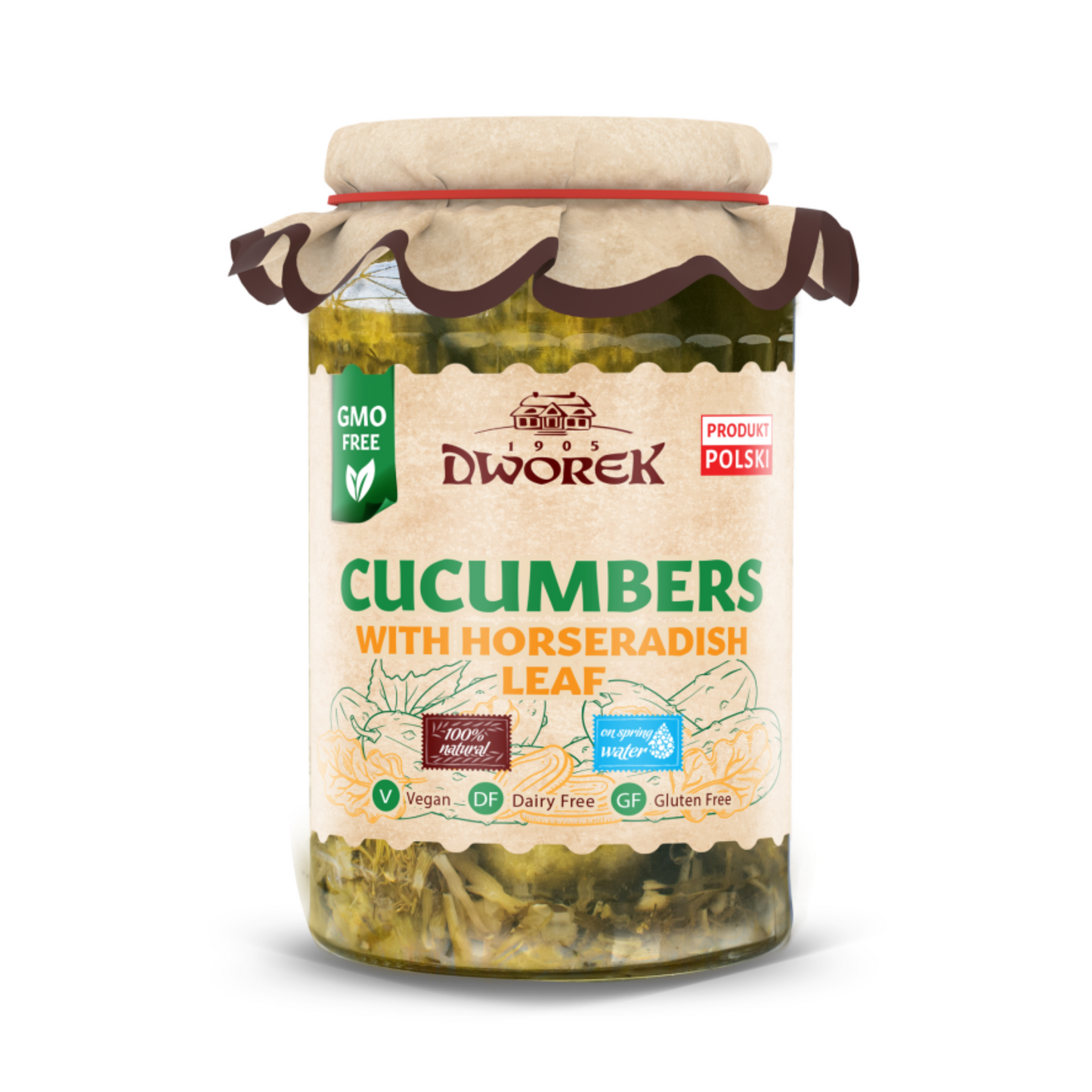 DWOREK Cucumber with Horseradish 900g