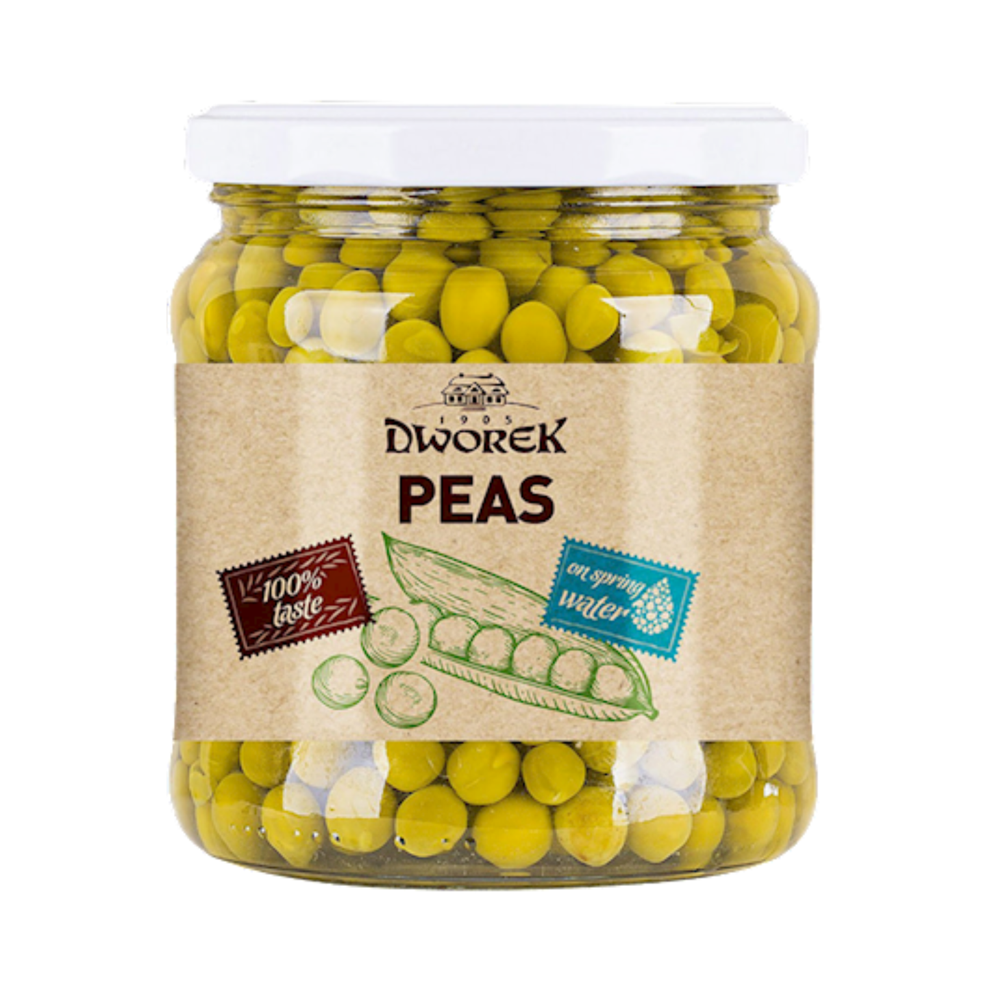 DWOREK Green Peas, 500ml