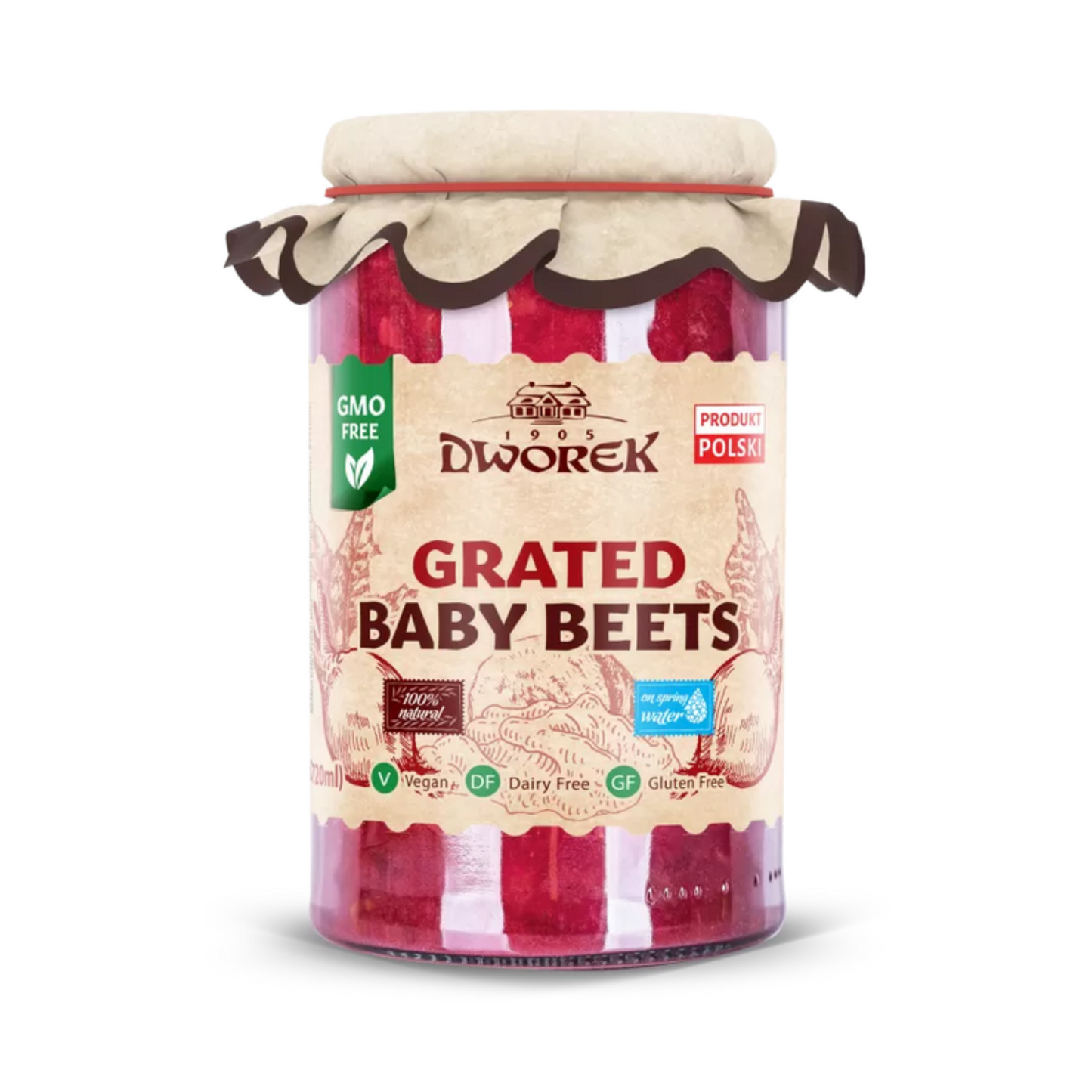 DWOREK Shredded Baby Beets, 300ml