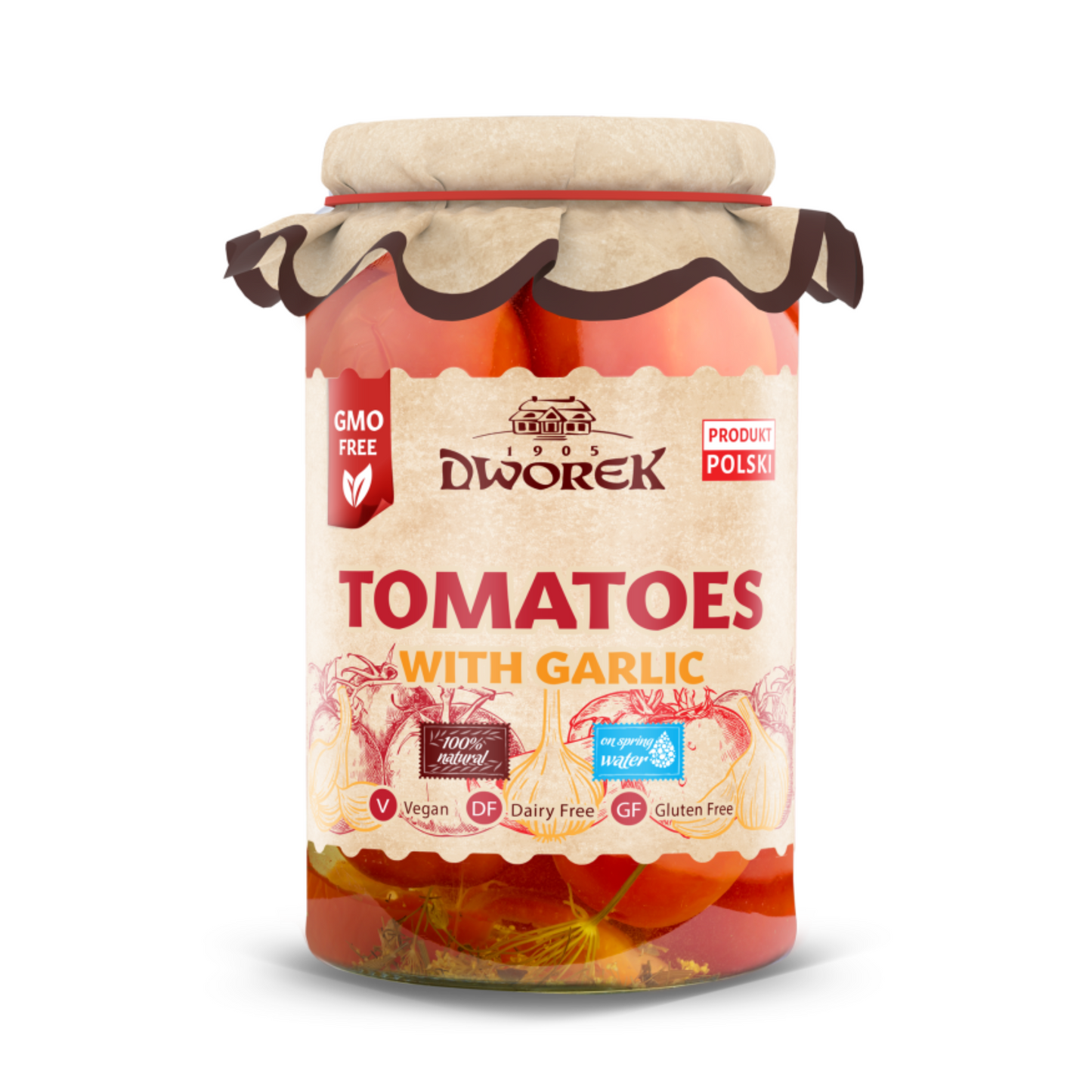 DWOREK Tomatoes with Garlic 930ml