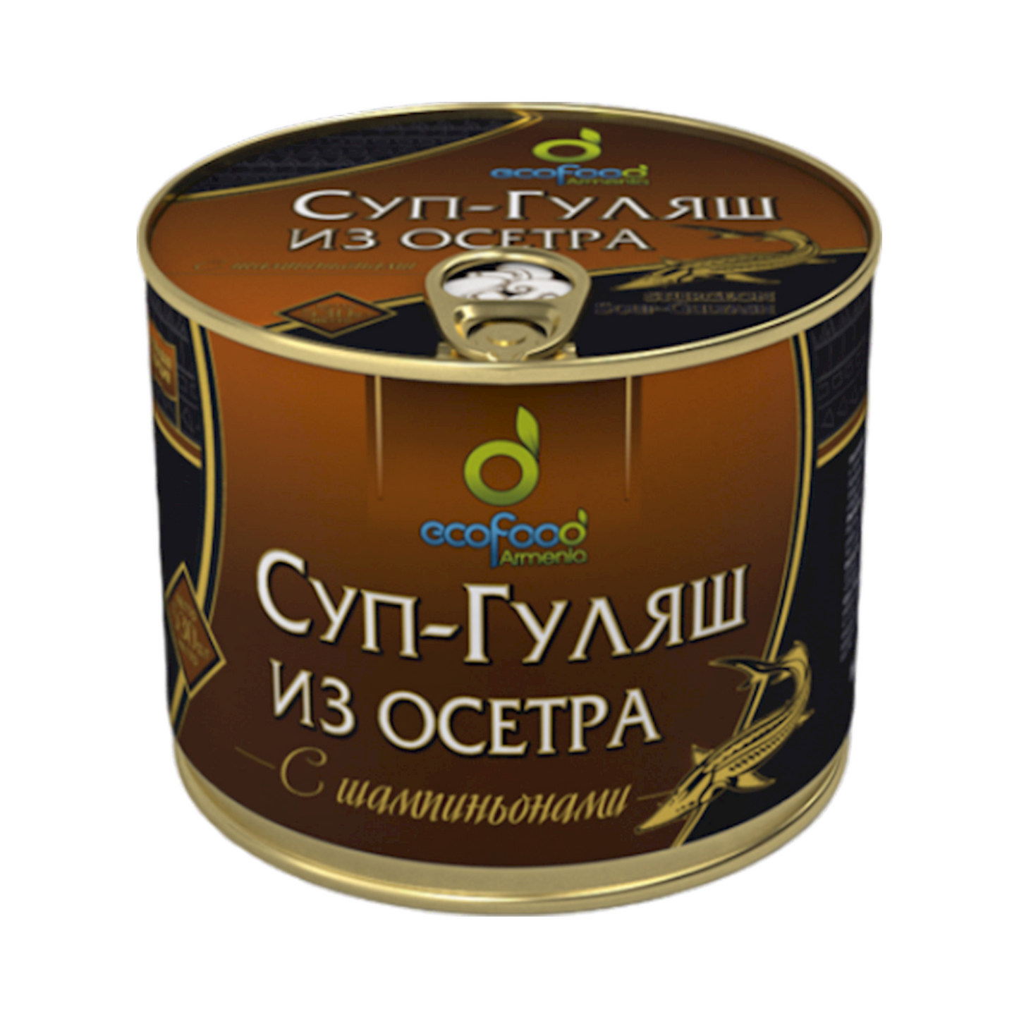 ECO FOOD Gulyash Sturgeon with Champignon (can) 530g