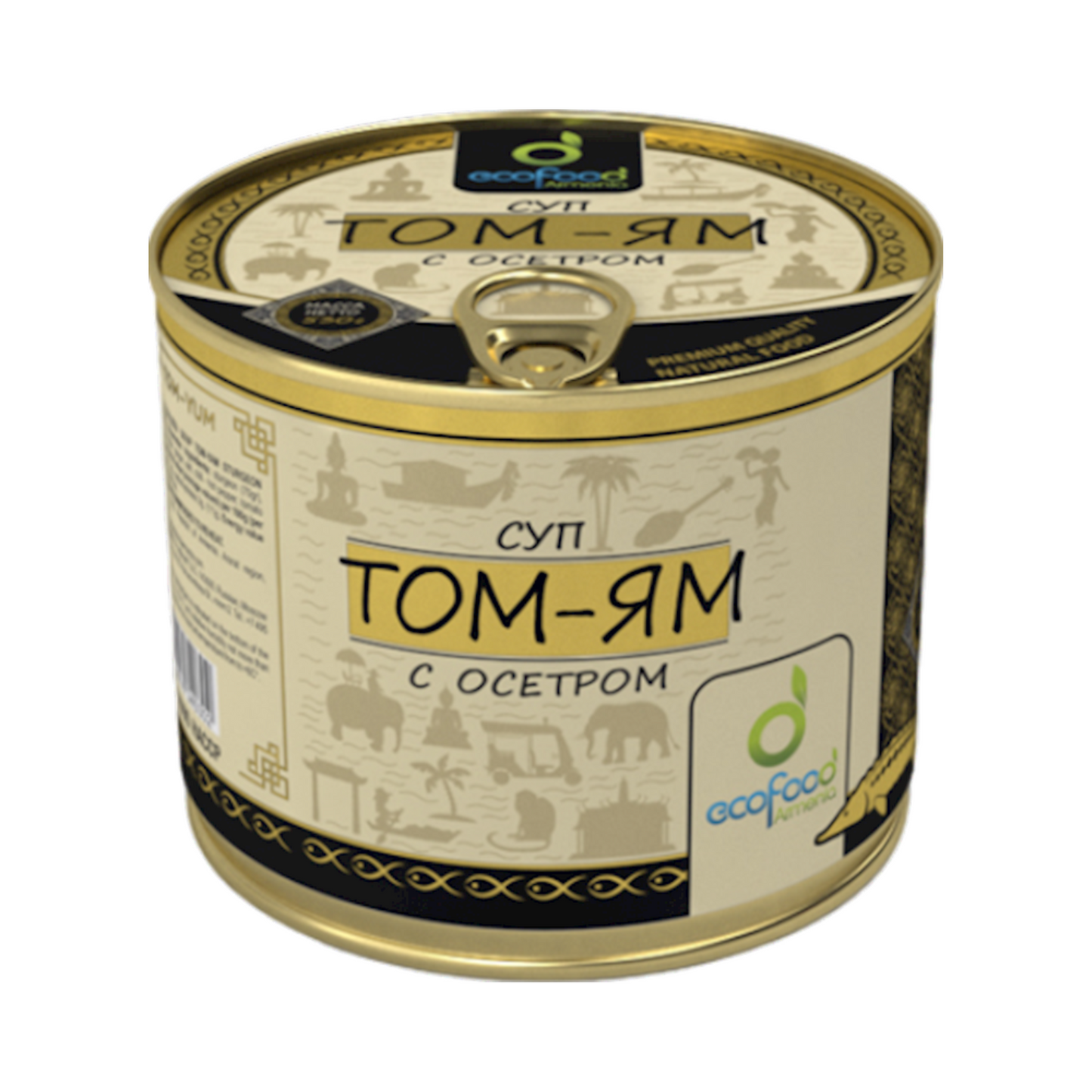 ECO FOOD Sturgeon Soup Tom-Yum (can) 530g