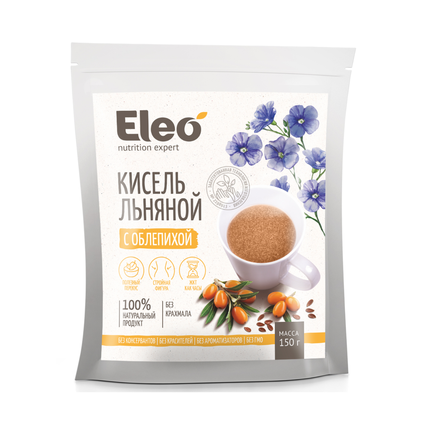 ELEO Flax Seed Kissel with Sea Buckhorn, 150g