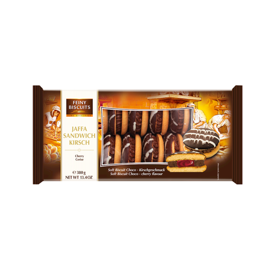 FEINY BISCUITS Cookies Jaffa Sandwich with Cherry, 380g