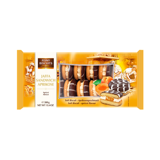 FEINY BISCUITS Cookies Jaffa Sandwich with Apricot, 380g