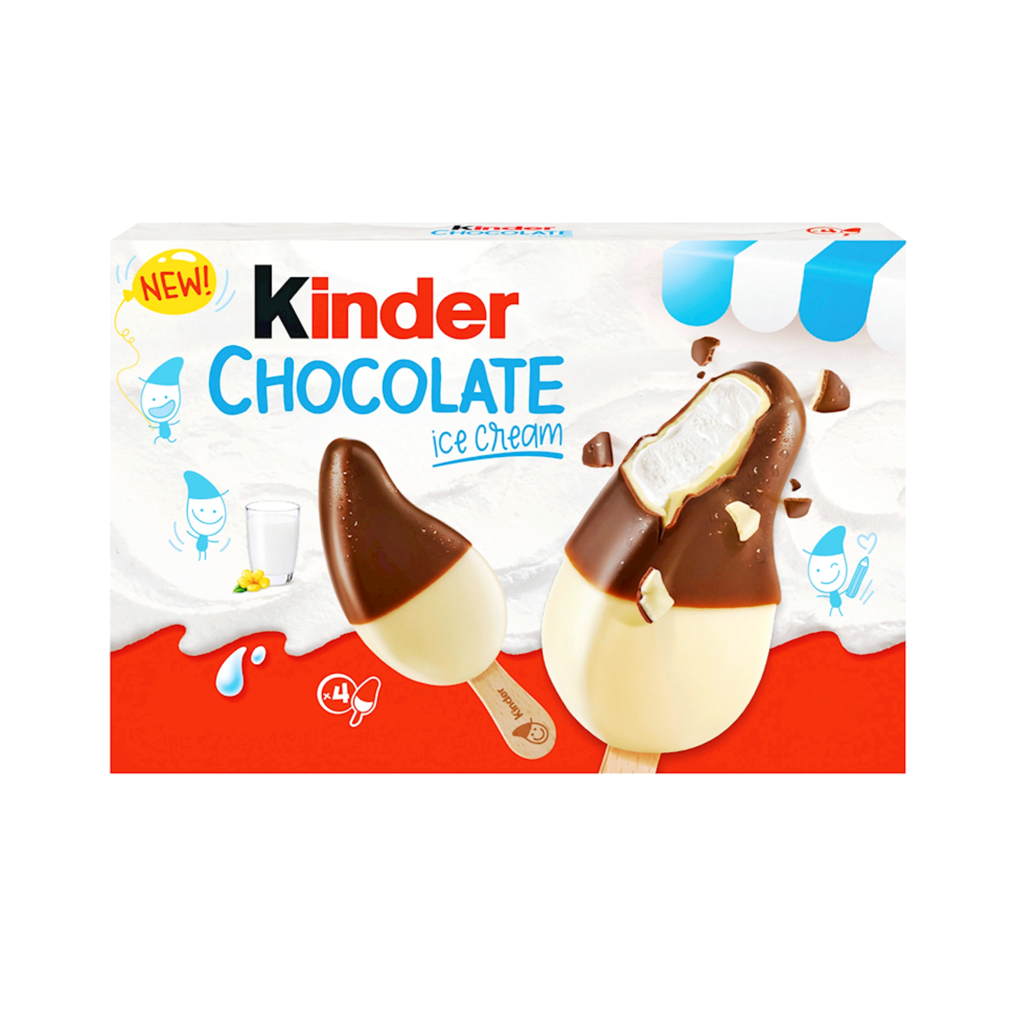 FERRERO Kinder Chocolate Ice Cream, 220ml