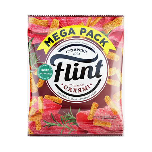 FLINT Bread Snacks with Salami Flavor, 110g