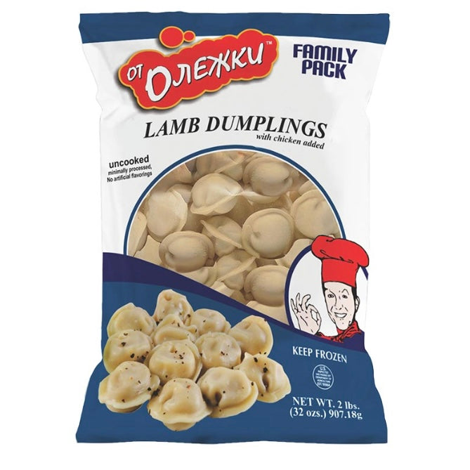 OT OLESHKI Lamb Pelmeni (Dumplings) Frozen, 907g