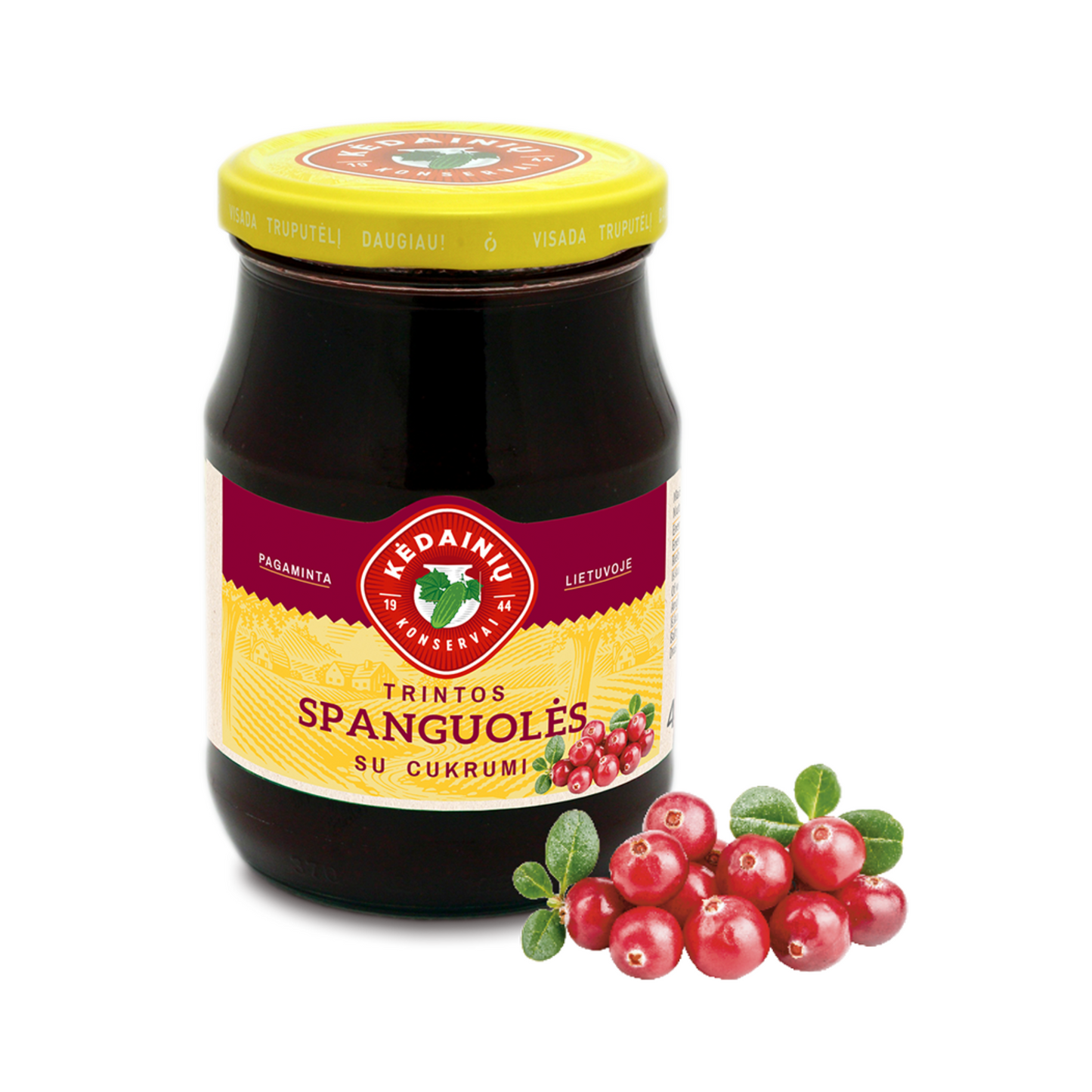KEDAINIU Grated Cranberry with Sugar Preserve, 420g