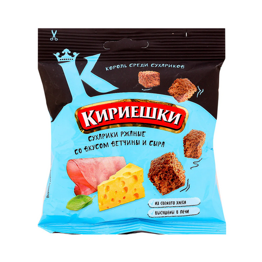 KIRIESHKI Sukhariki Ham & Cheese 40g