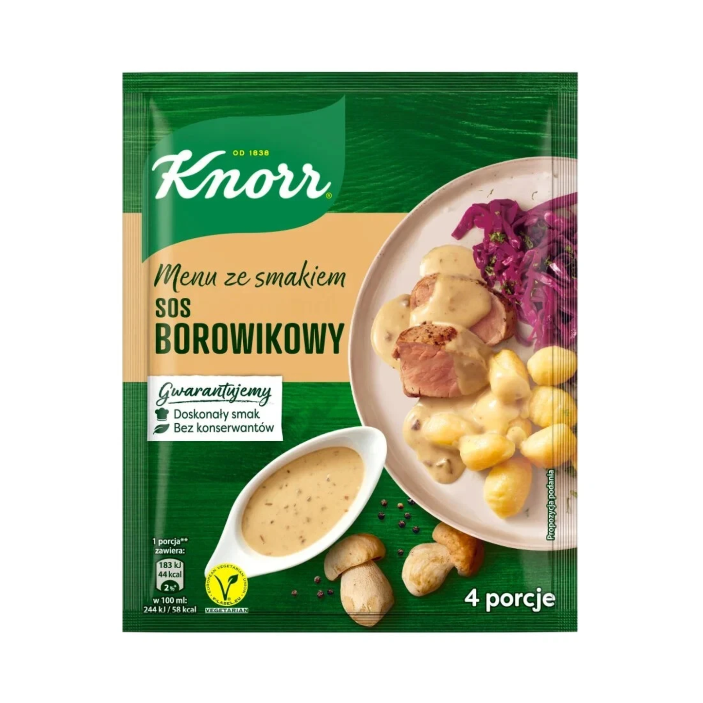 KNORR Porcini Mushroom Sauce (Borowikowy), 37g