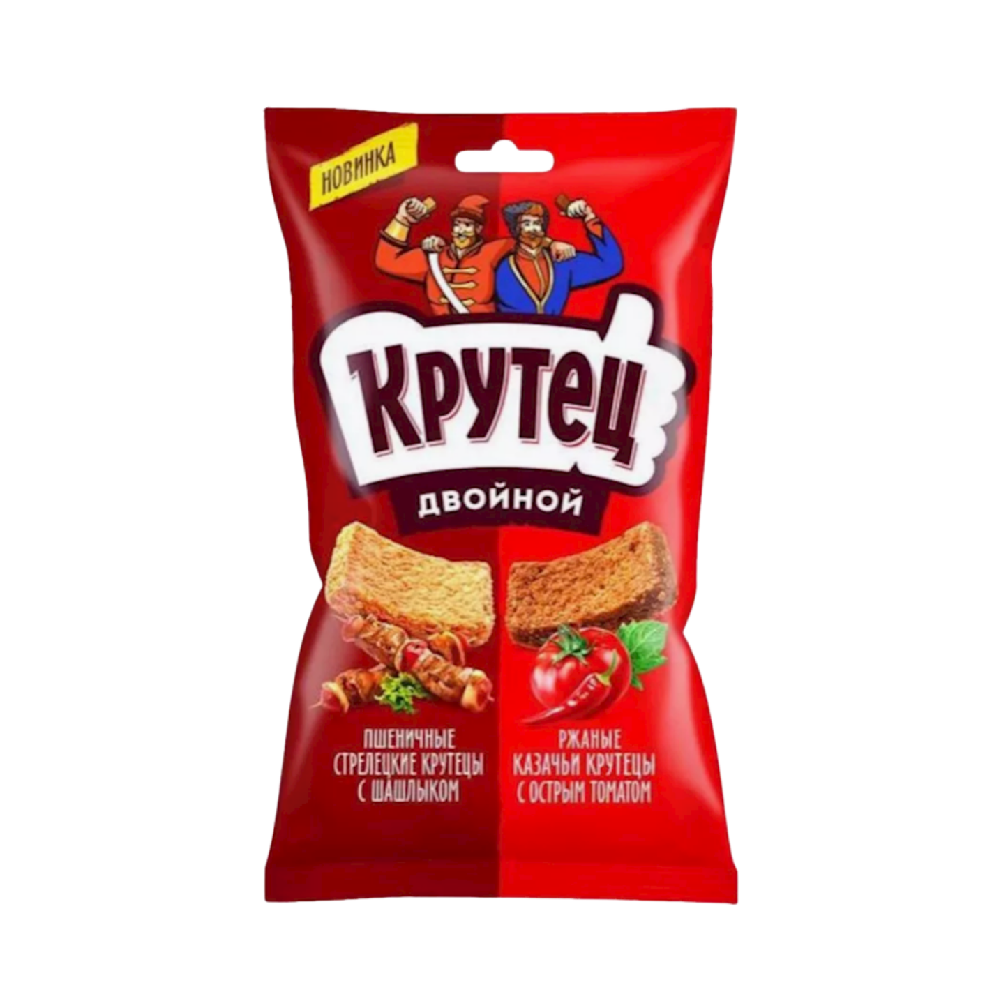KRUTETS Suhariki Shishkebab and Spice Tomato Flavor, 100g