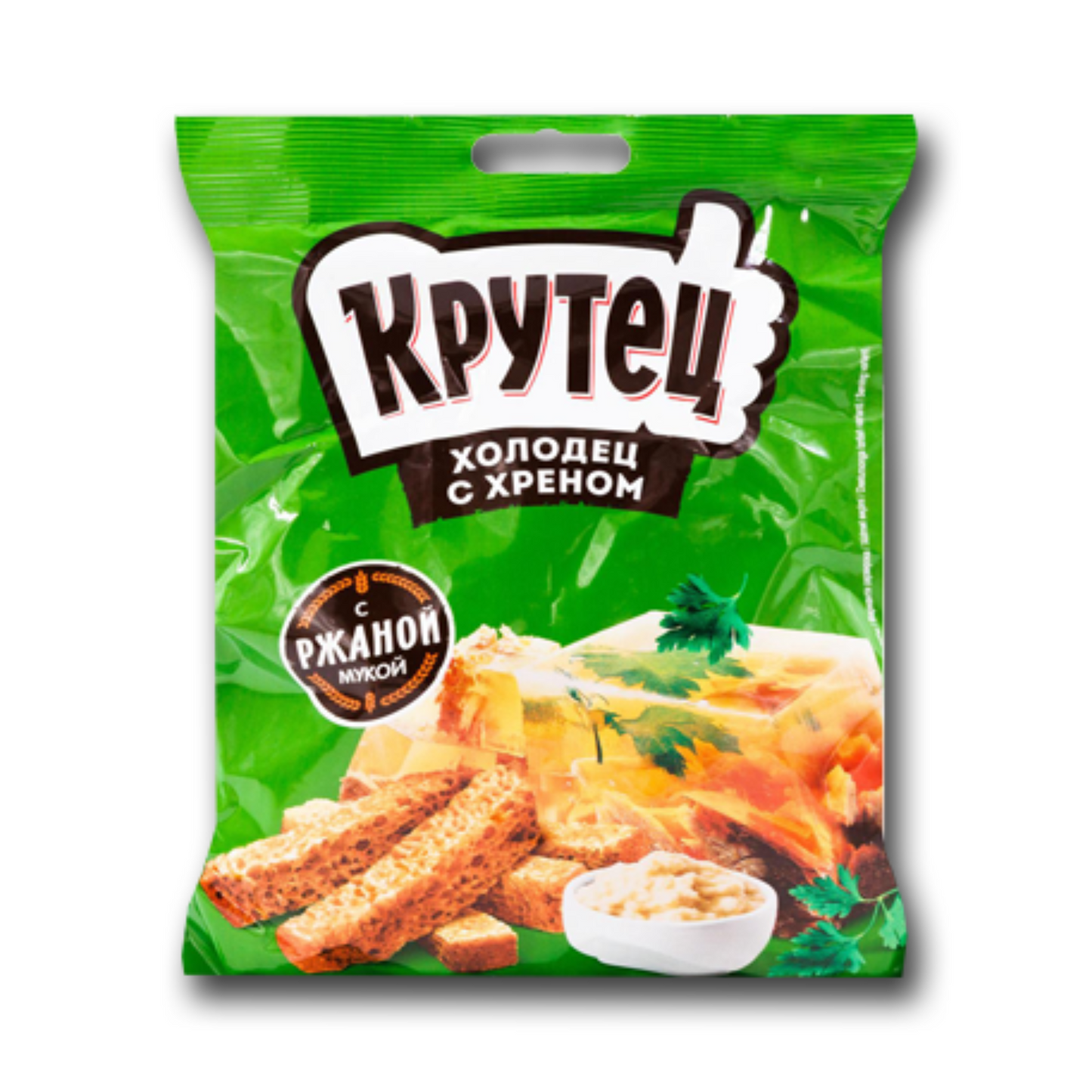 KRUTETS Suhariki with Horseradish Holodets Flavor 130g