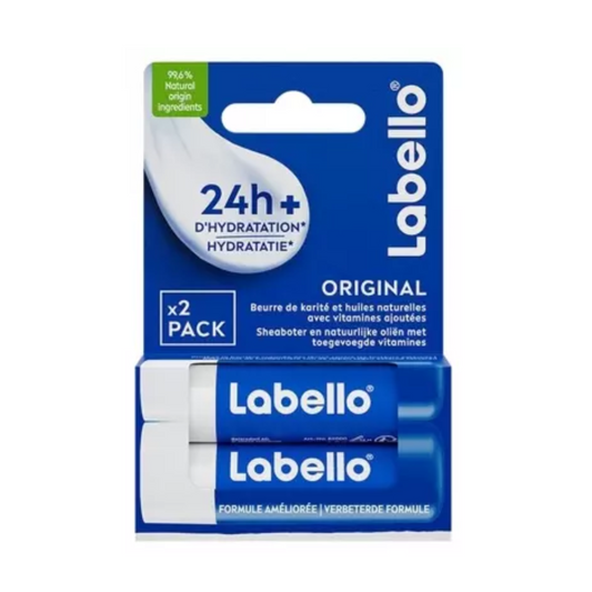 LABELLO Lip Balm Classic Duo Pack 2x4.8g