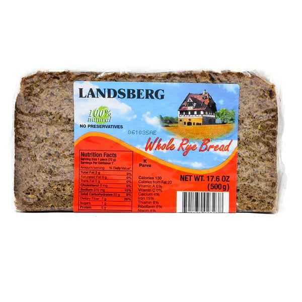 LANDSBERG Whole Rye Bread, 500g