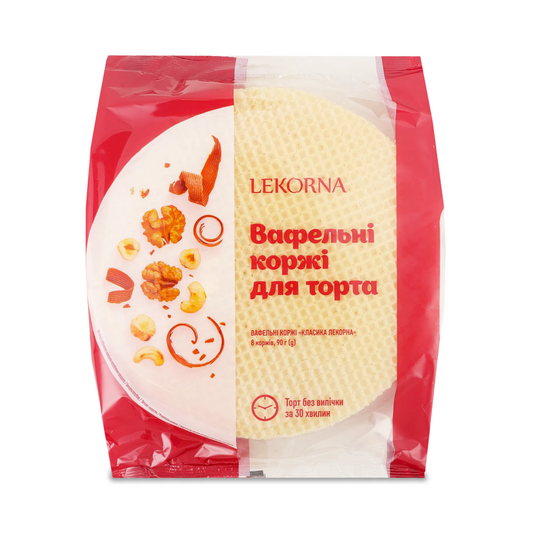 LEKORNA Plain Wafer Cake Layers, 90g