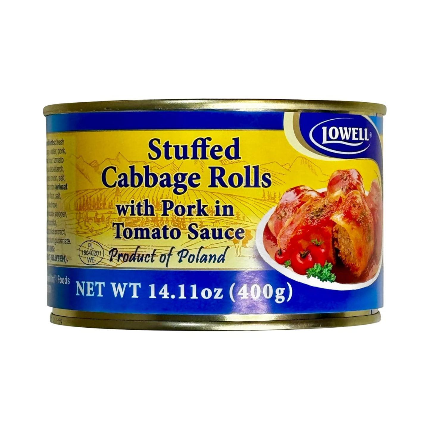 LOWELL Stuffed Cabbage Rolls with Pork in Tomato Sauce, 400g