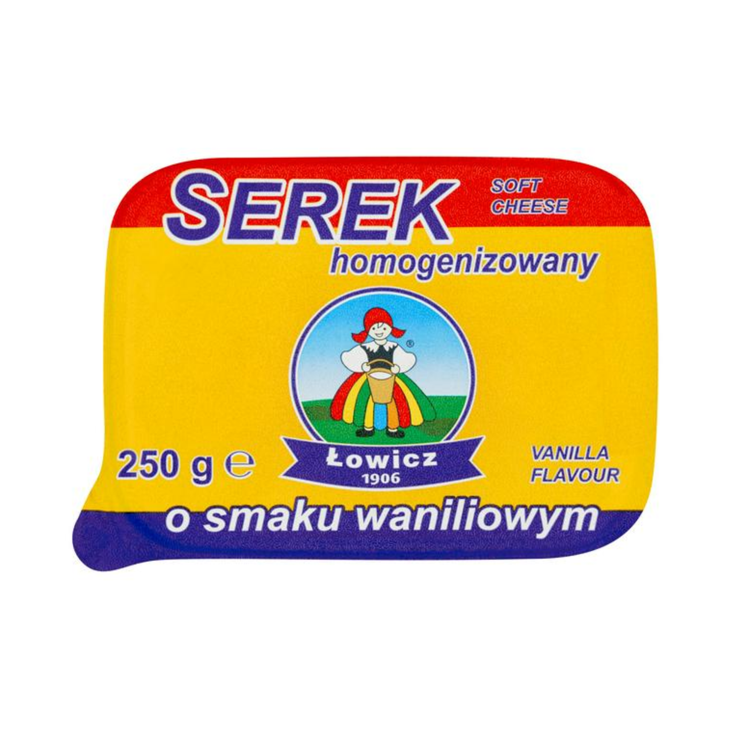 LOWICZ Vanilla Soft Cheese, 250g