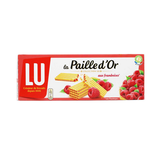 LU Paille d'Or Light Cookies with Raspberry Filling 170g