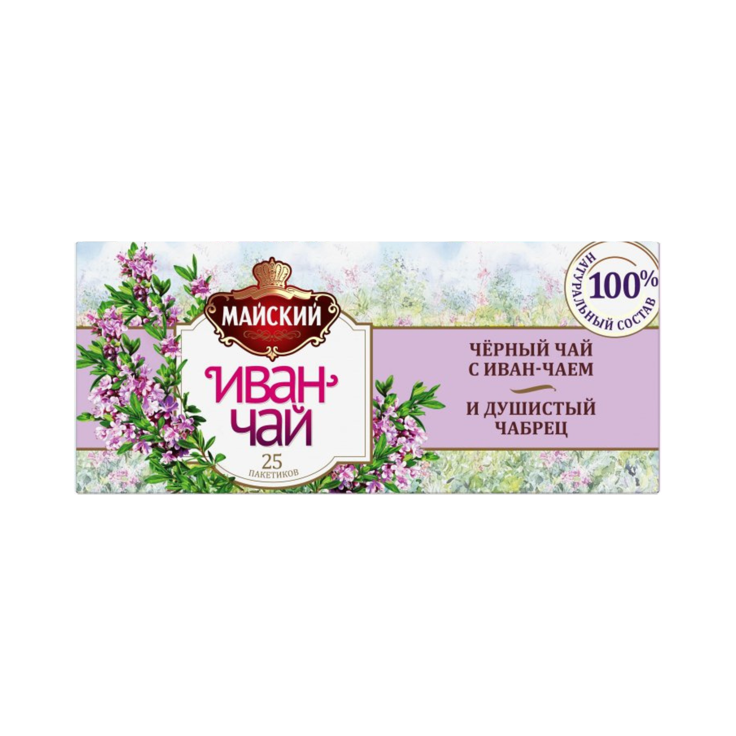 MAYSKIY Black Tea with Ivan-Chai Willowherb and Thyme, 25tb