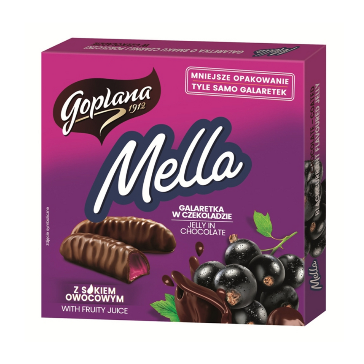 MELLA Galaretka Candy with Blackcurrant, 190g