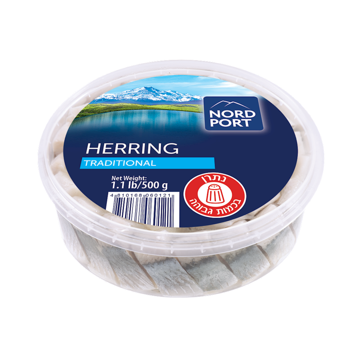 NORD PORT Lightly Salted Atlantic Herring Traditional Pieces, 500g