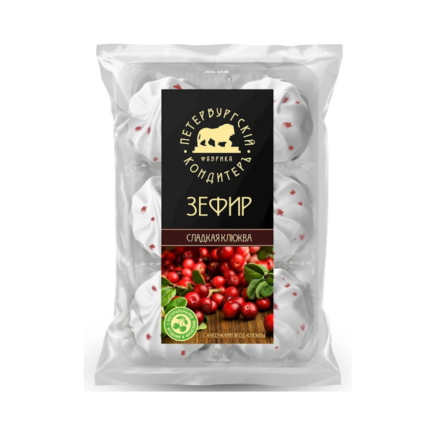 PETERBURZHSKIY KONDITER Zephyr with Cranberry, 310g