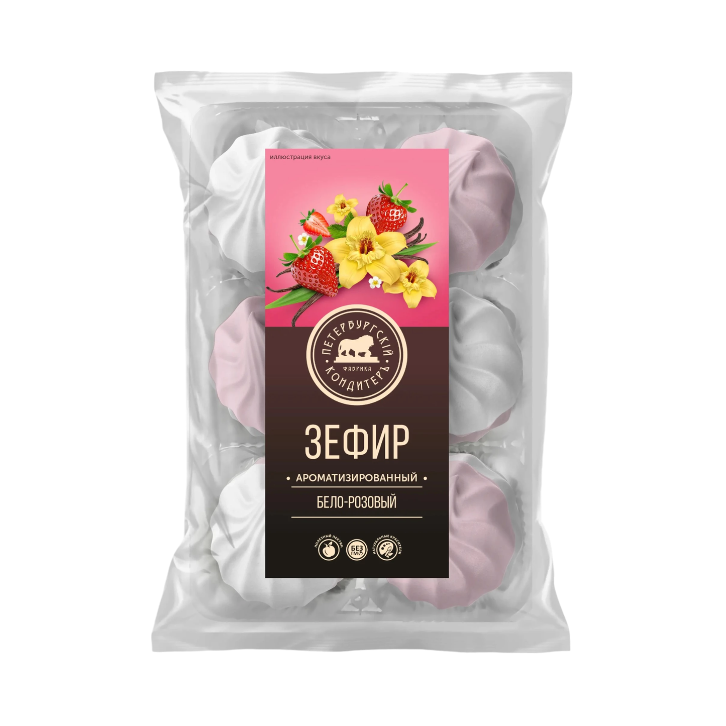 PETERBURZHSKIY KONDITER Zephyr Pink and White, 310g