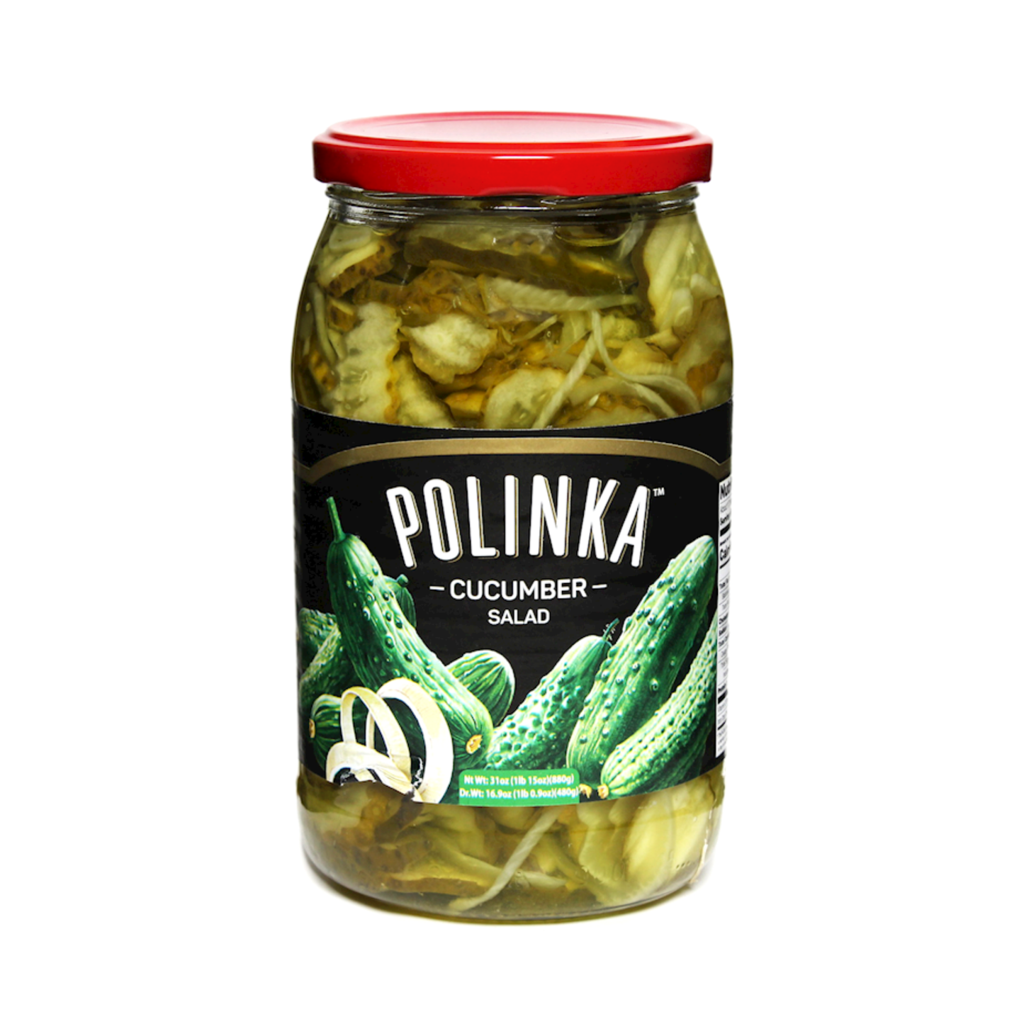 POLINKA Cucumber Salad, 880g